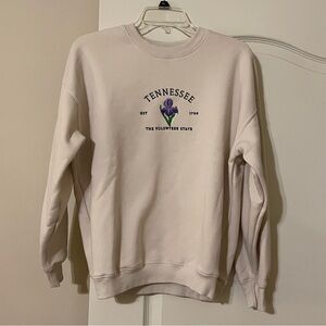 State of Mine Pullover Sweatshirt Tennessee Embroidered Size XS